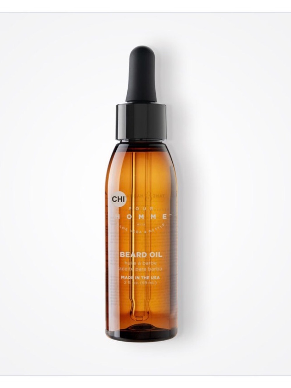 Beard Oil Chi Pour Homme mens grooming 2 bottles